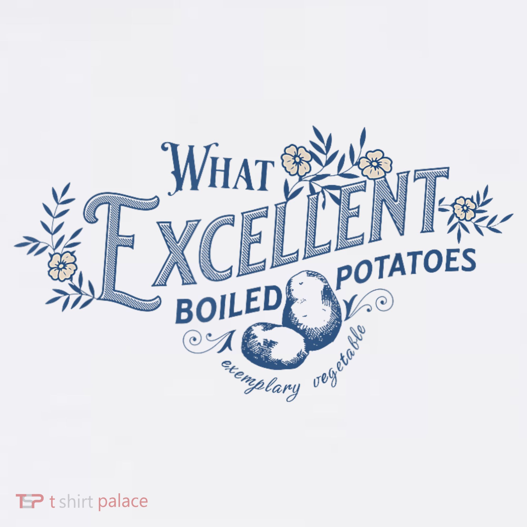 What Excellent Boiled Potatoes Meme Funny Book Lovers T-Shirt