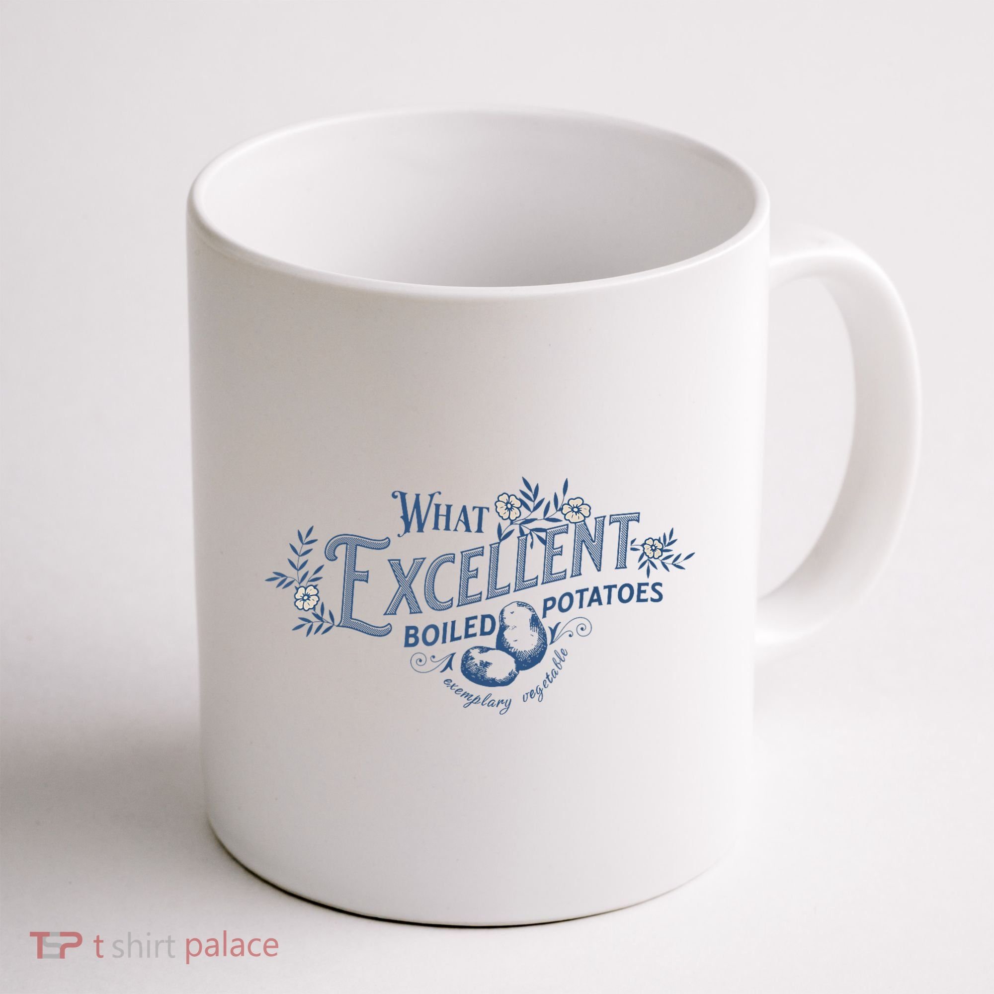 What Excellent Boiled Potatoes Meme Funny Book Lovers Coffee Mug