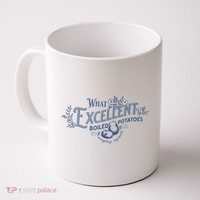 What Excellent Boiled Potatoes Meme Funny Book Lovers Coffee Mug
