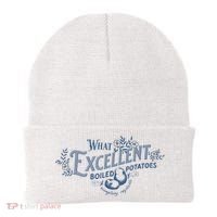 What Excellent Boiled Potatoes Meme Funny Book Lovers Beanie thumb 0