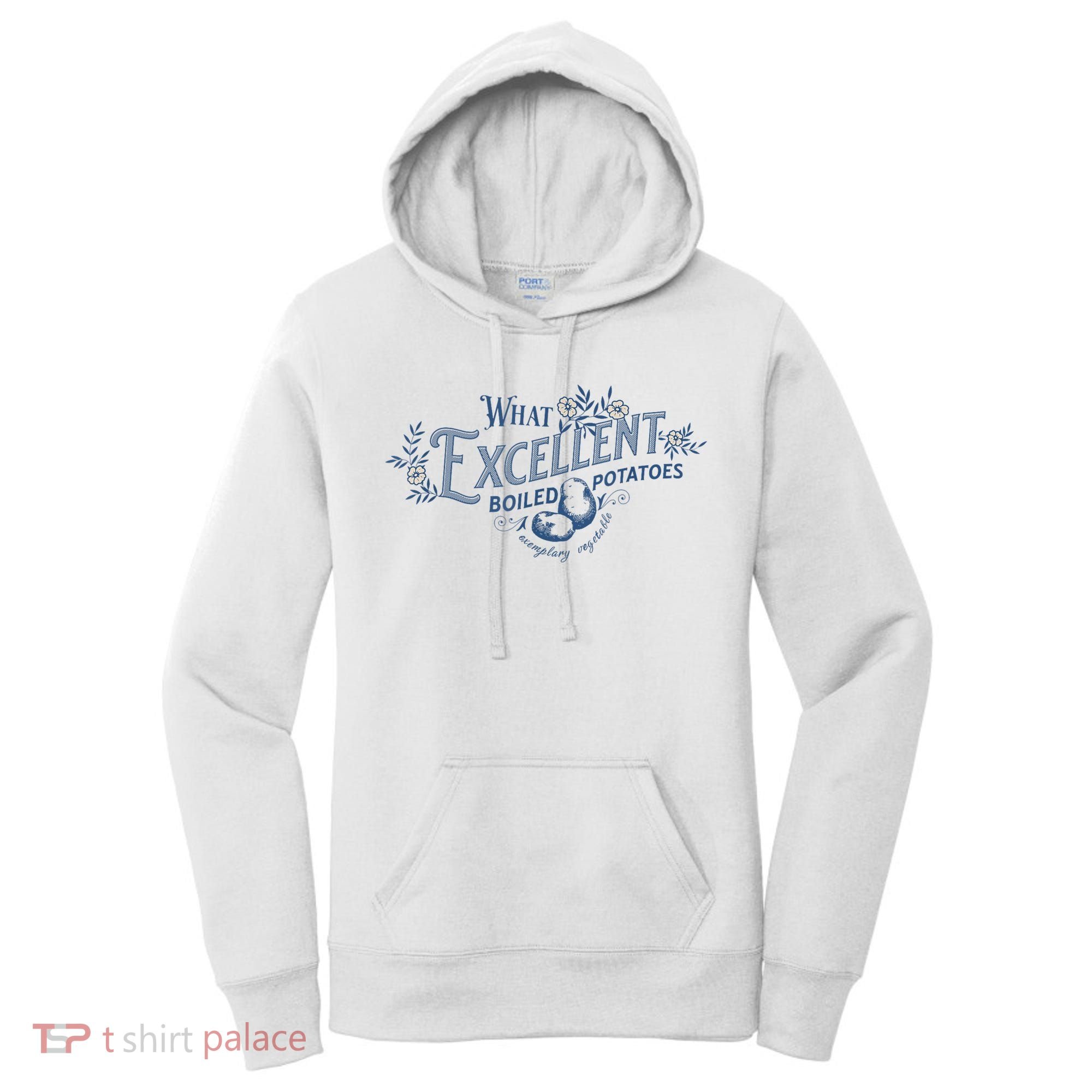What Excellent Boiled Potatoes Meme Funny Book Lovers Women's Hoodie