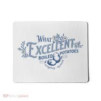 What Excellent Boiled Potatoes Meme Funny Book Lovers Mousepad thumb 0