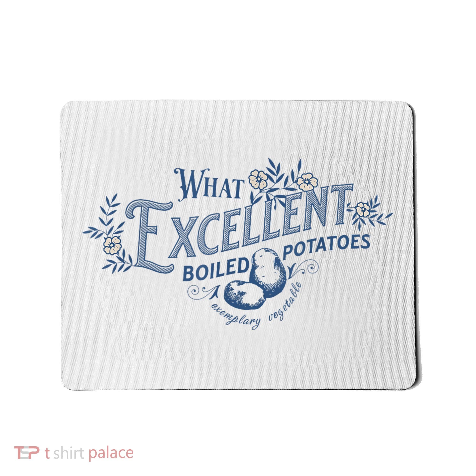 What Excellent Boiled Potatoes Meme Funny Book Lovers Mousepad
