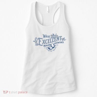 What Excellent Boiled Potatoes Meme Funny Book Lovers Women's Tank Top