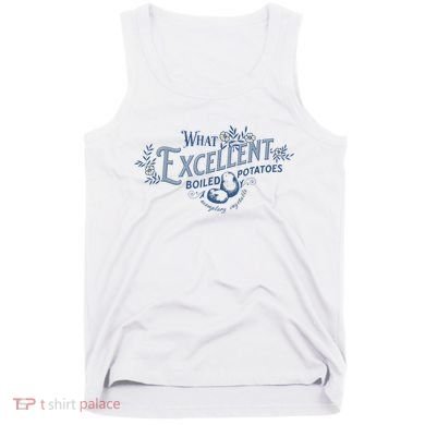 What Excellent Boiled Potatoes Meme Funny Book Lovers Tank Top
