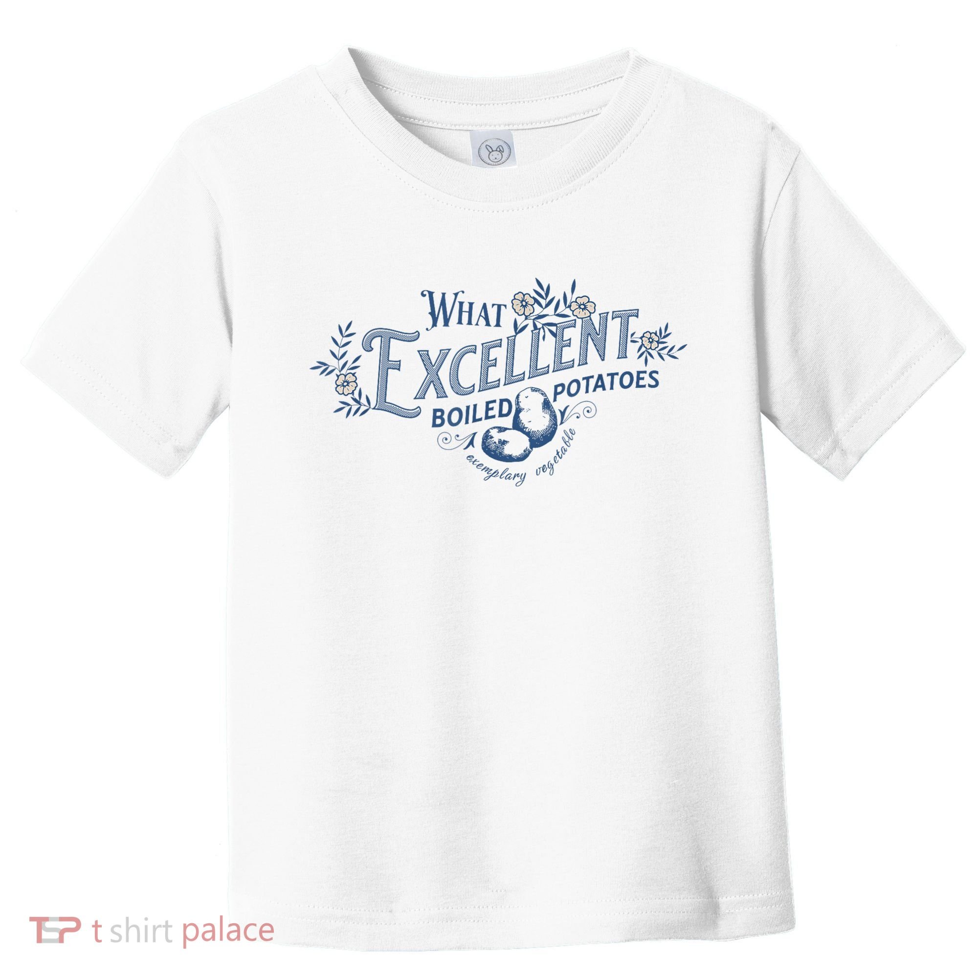 What Excellent Boiled Potatoes Meme Funny Book Lovers Toddler T-Shirt