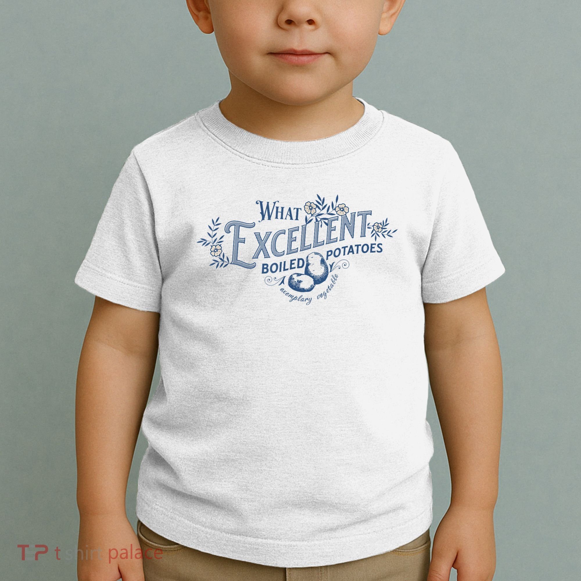 What Excellent Boiled Potatoes Meme Funny Book Lovers Toddler T-Shirt
