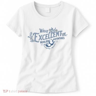 What Excellent Boiled Potatoes Meme Funny Book Lovers Women's T-Shirt