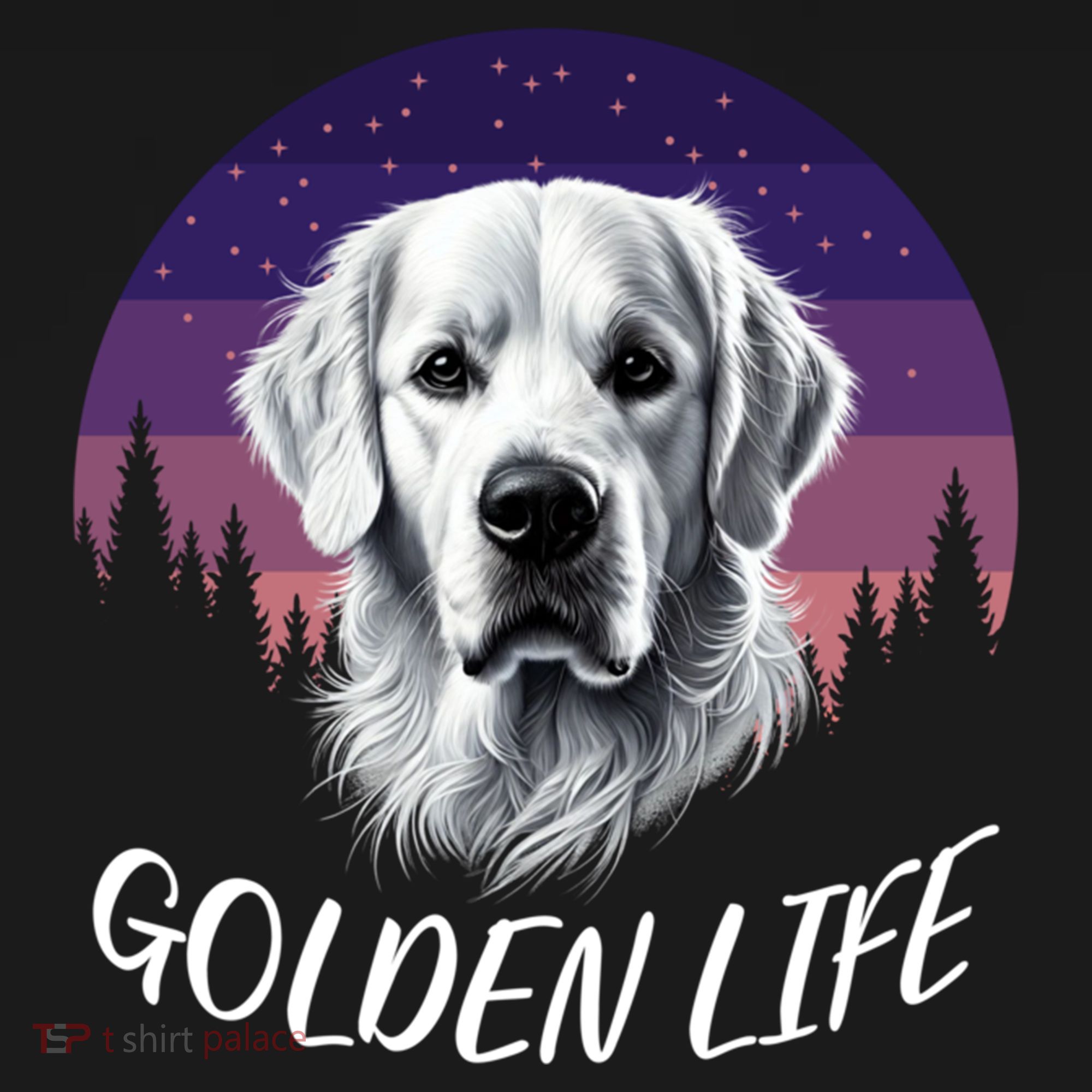 White English Cream Golden Retriever Simply Golden Gift Women's Hoodie