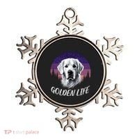 White English Cream Golden Retriever Simply Golden Gift Ornament thumb 0