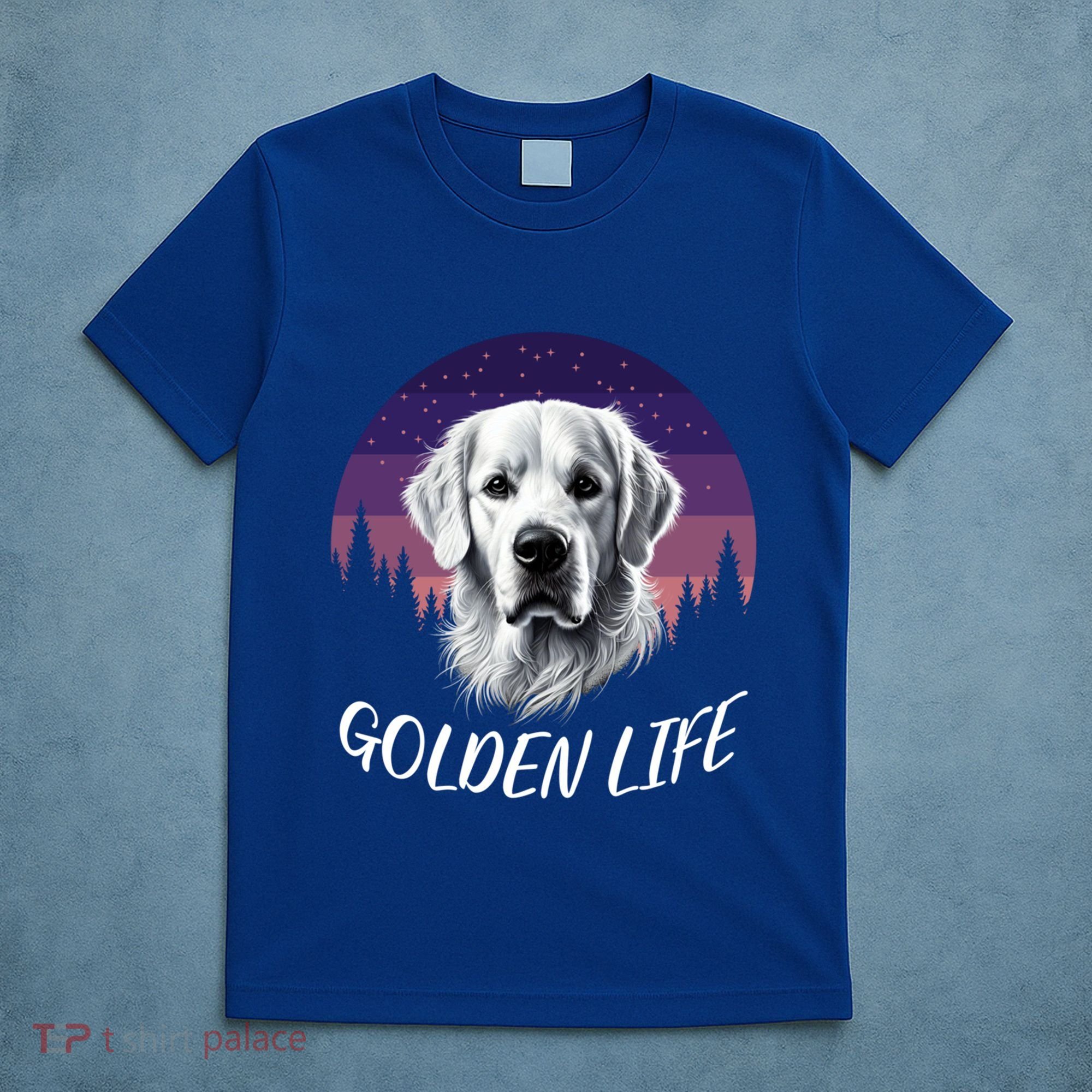White English Cream Golden Retriever Simply Golden Gift T-Shirt