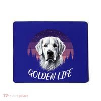 White English Cream Golden Retriever Simply Golden Gift Mousepad thumb 0