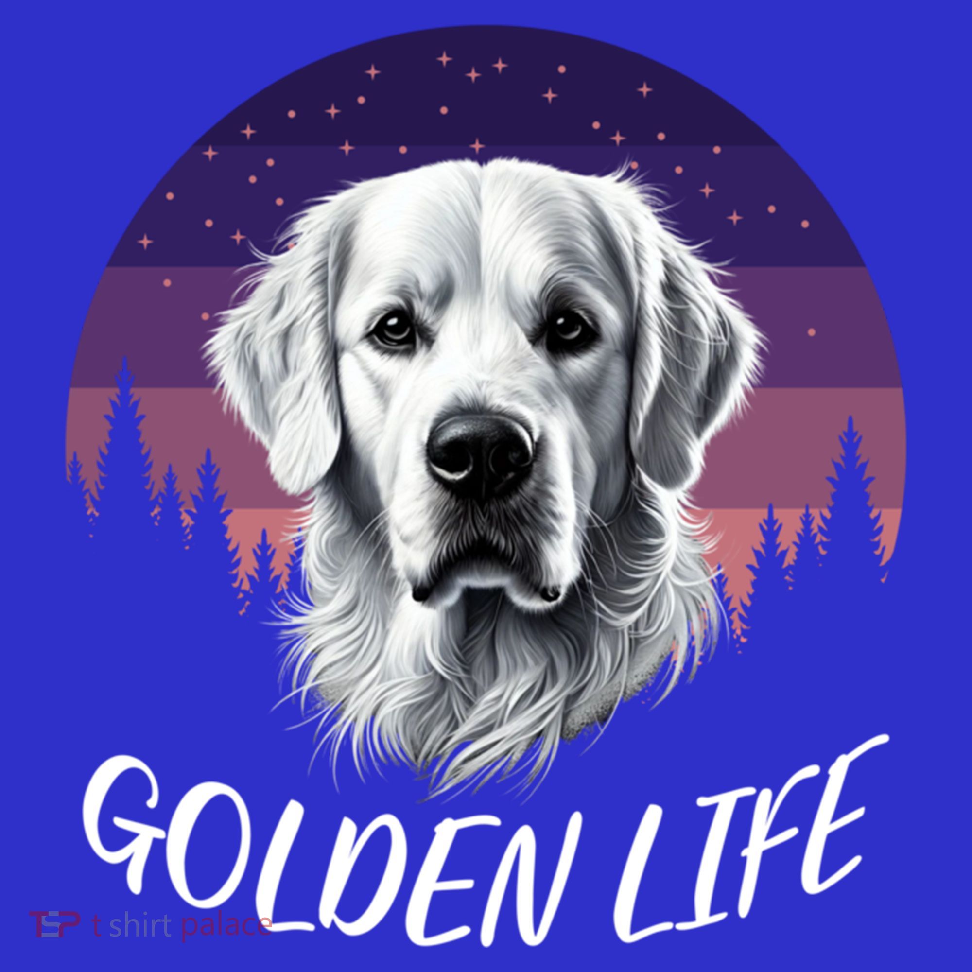White English Cream Golden Retriever Simply Golden Gift Mousepad