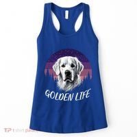 White English Cream Golden Retriever Simply Golden Gift Women's Tank Top thumb 0
