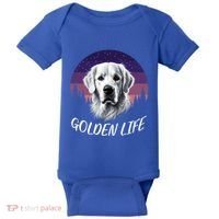 White English Cream Golden Retriever Simply Golden Gift Baby Bodysuit thumb 0