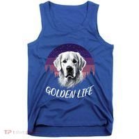 White English Cream Golden Retriever Simply Golden Gift Tank Top thumb 0