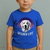 White English Cream Golden Retriever Simply Golden Gift Toddler T-Shirt thumb 2