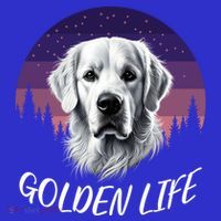 White English Cream Golden Retriever Simply Golden Gift Kids T-Shirt thumb 4