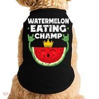 Watermelon Eating Champ Summer Eating Contest Festival Doggie Tank thumb 0