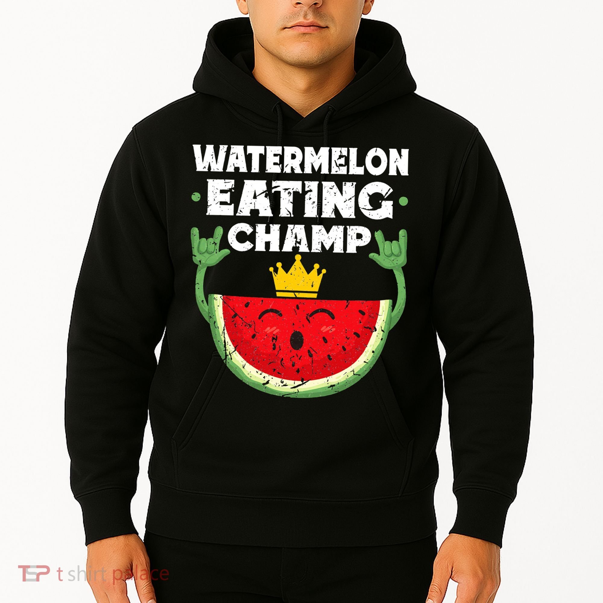 Watermelon Eating Champ Summer Eating Contest Festival Hoodie