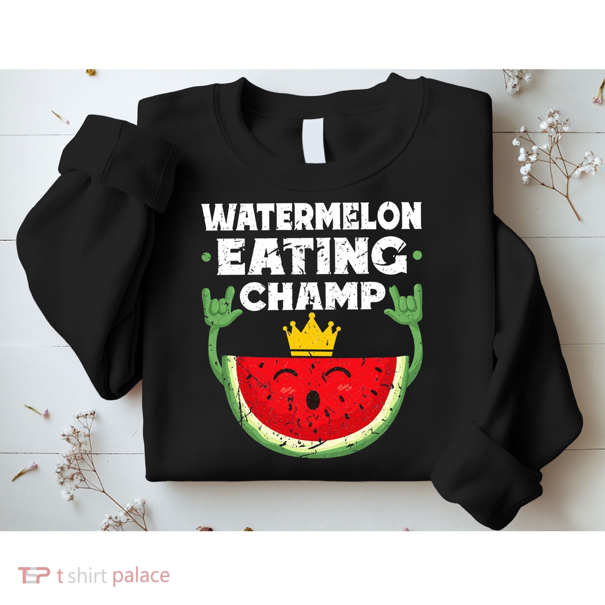 Watermelon Eating Champ Summer Eating Contest Festival Sweatshirt