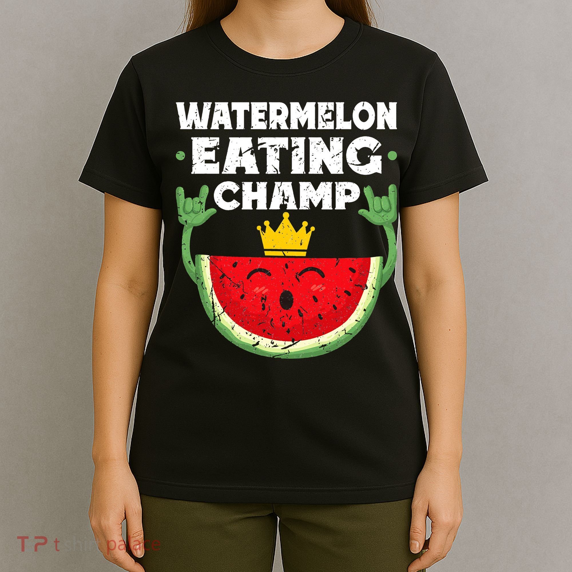 Watermelon Eating Champ Summer Eating Contest Festival T-Shirt