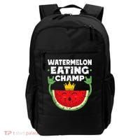 Watermelon Eating Champ Summer Eating Contest Festival Backpack thumb 0