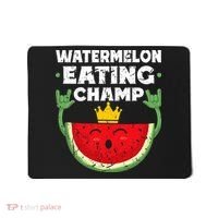 Watermelon Eating Champ Summer Eating Contest Festival Mousepad thumb 0