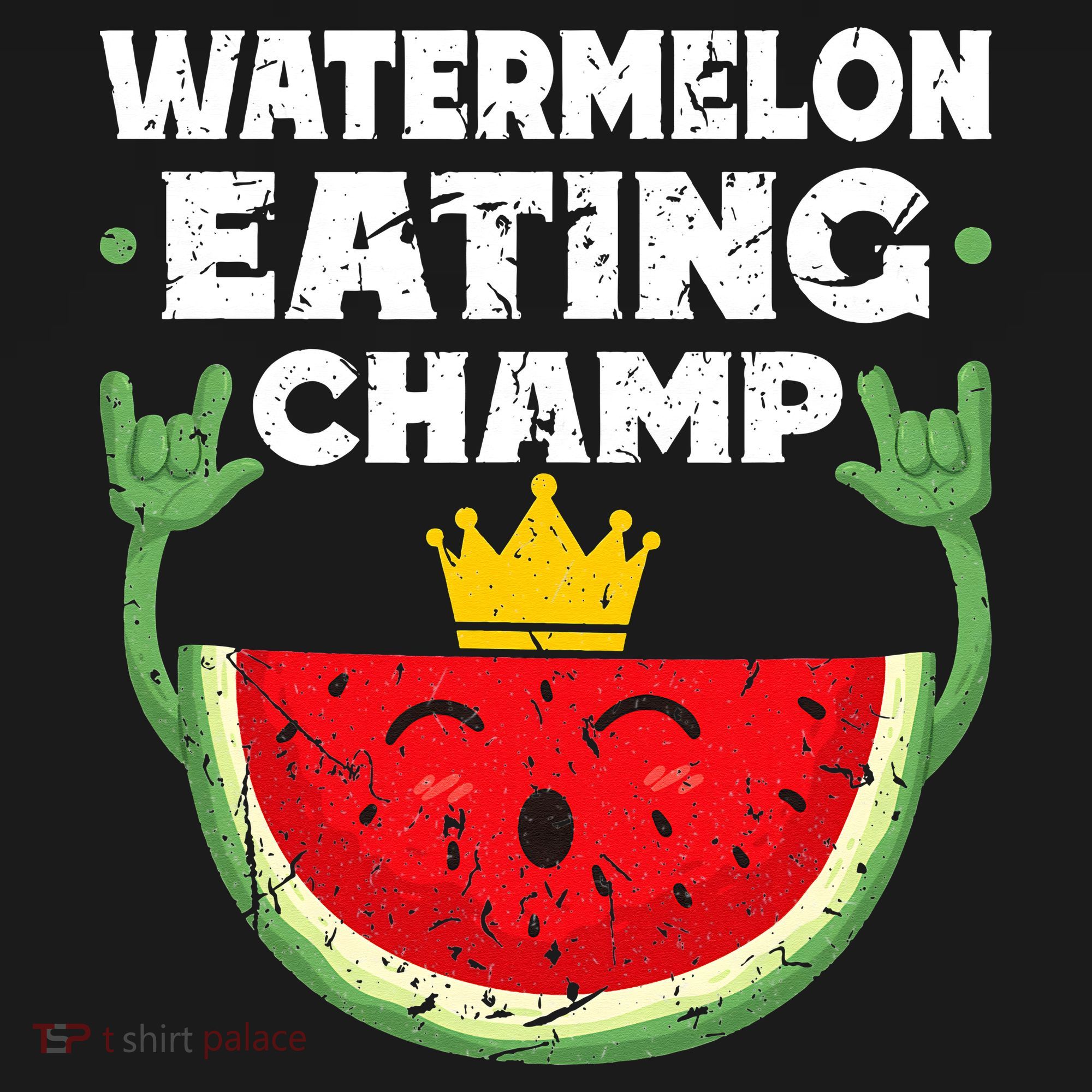 Watermelon Eating Champ Summer Eating Contest Festival Mousepad