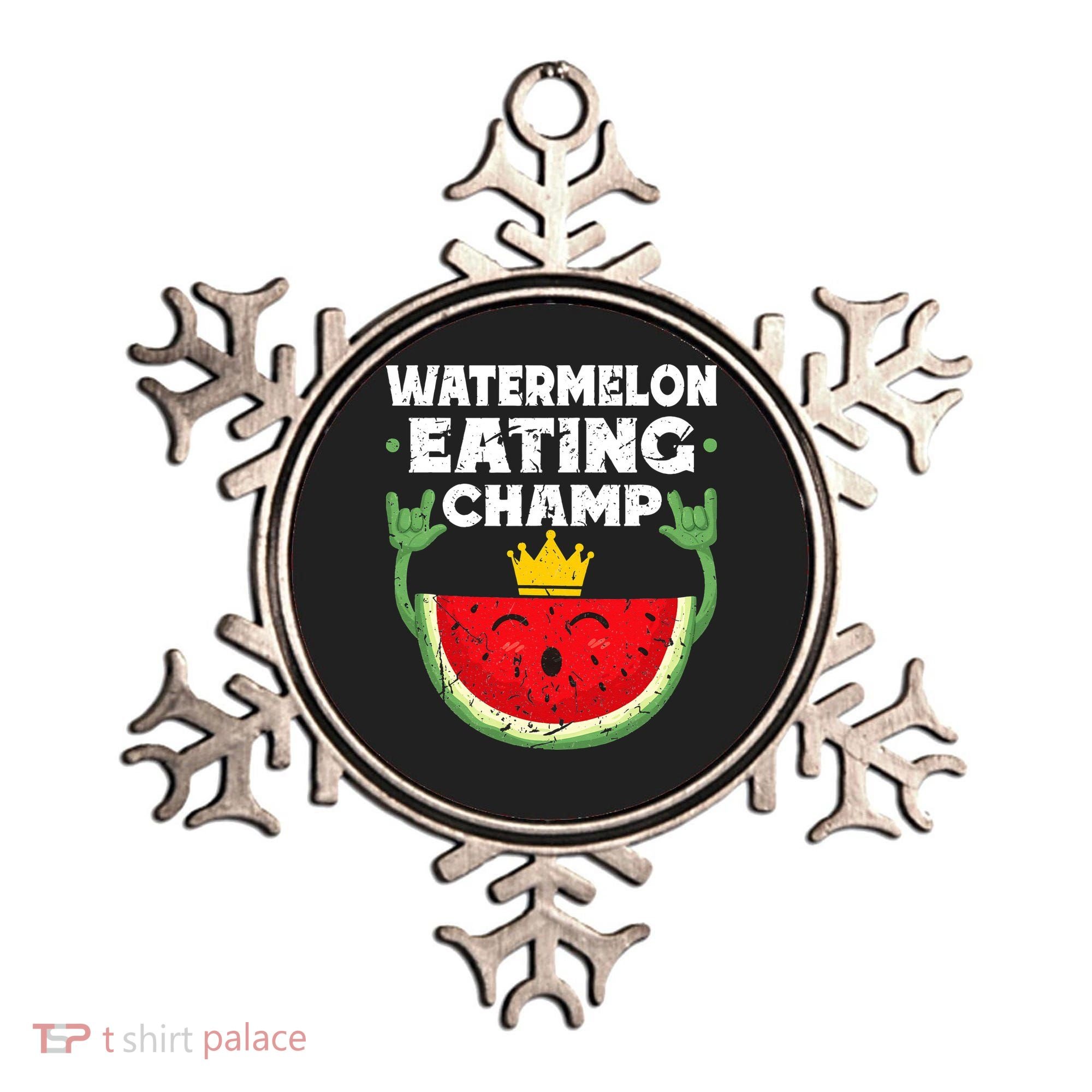 Watermelon Eating Champ Summer Eating Contest Festival Ornament