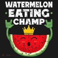 Watermelon Eating Champ Summer Eating Contest Festival Baby Bodysuit thumb 2