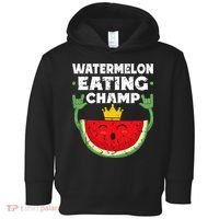 Watermelon Eating Champ Summer Eating Contest Festival Toddler Hoodie thumb 0