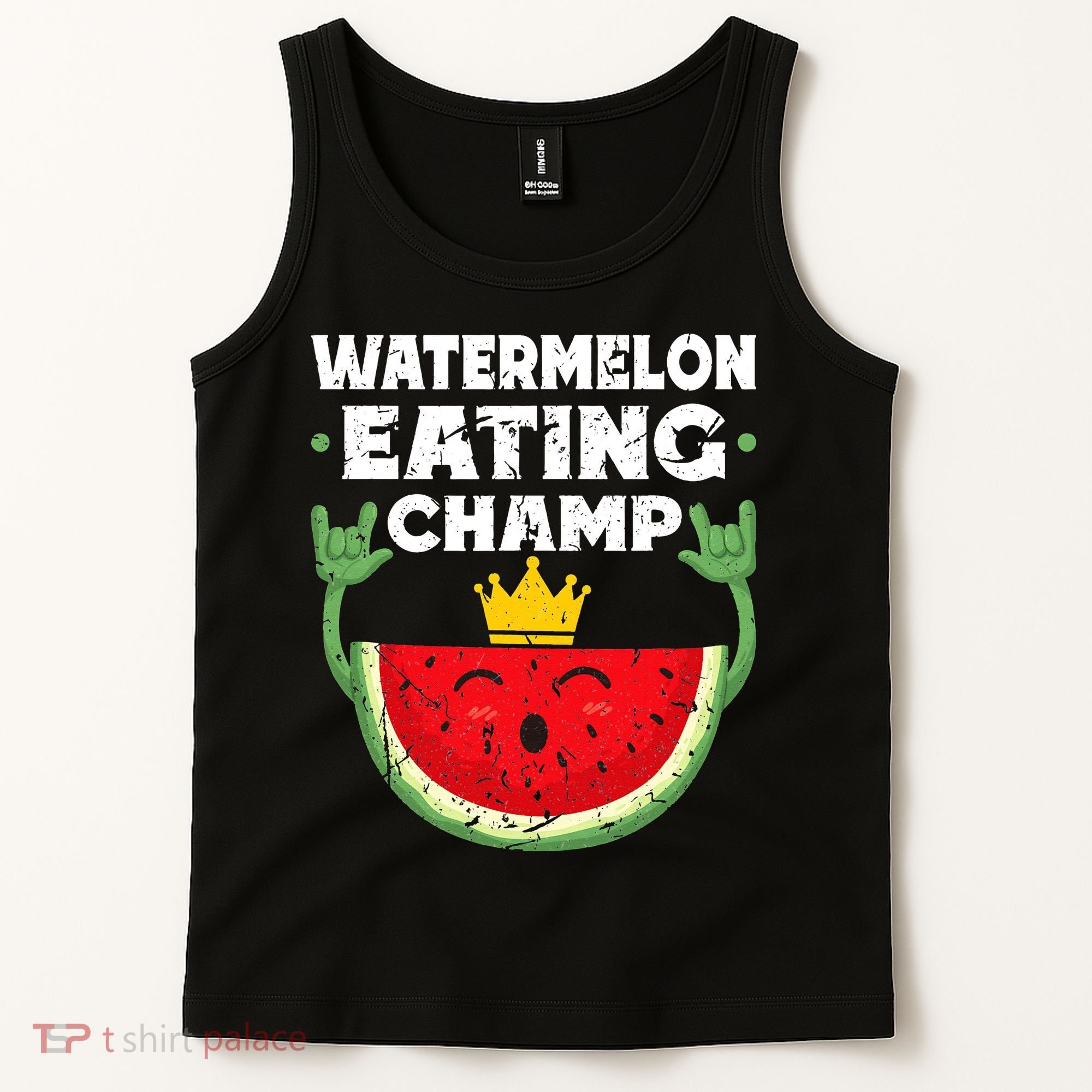 Watermelon Eating Champ Summer Eating Contest Festival Tank Top