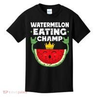 Watermelon Eating Champ Summer Eating Contest Festival Kids T-Shirt thumb 0