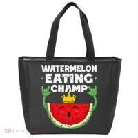 Watermelon Eating Champ Summer Eating Contest Festival Tote Bag thumb 0