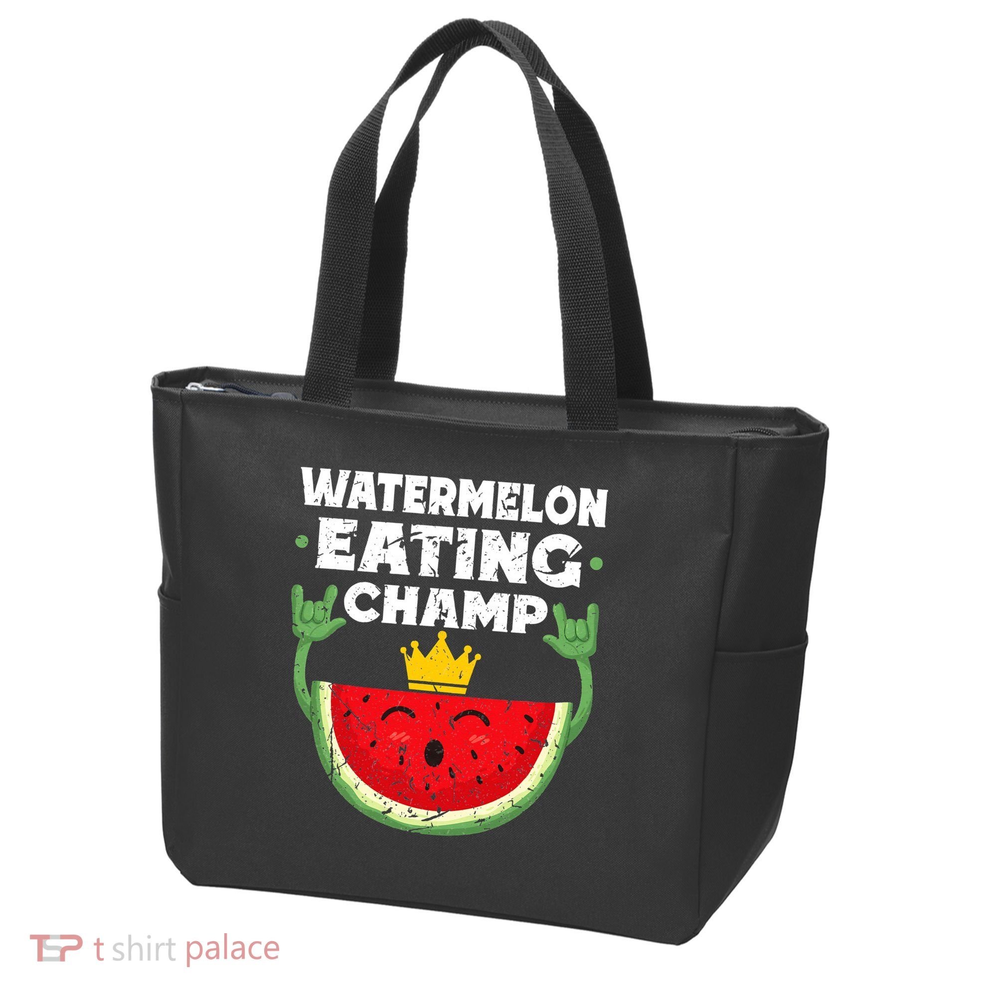 Watermelon Eating Champ Summer Eating Contest Festival Tote Bag