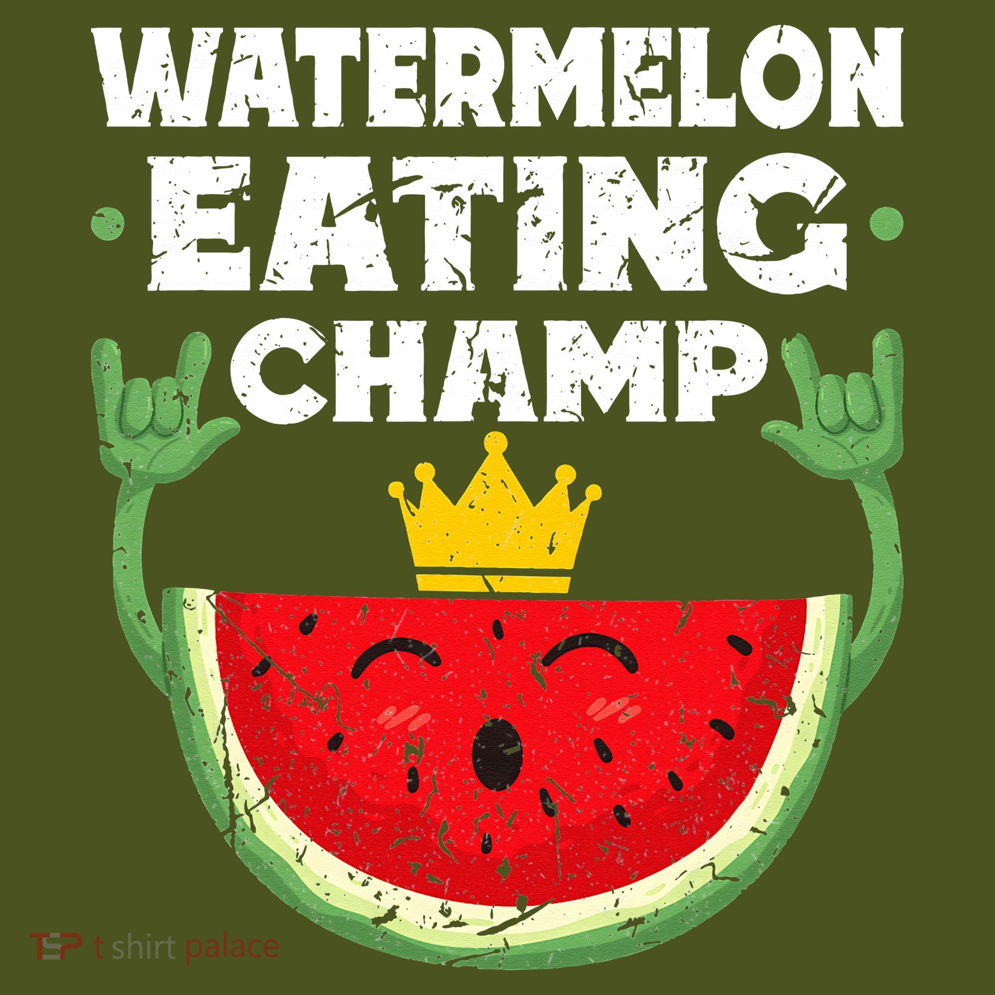 Watermelon Eating Champ Summer Eating Contest Festival The Baniff Cuffed Pom Beanie