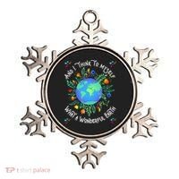 Wonderful Earth Cute Groovy Earth Day Retro Tie Dye Earth Ornament thumb 0