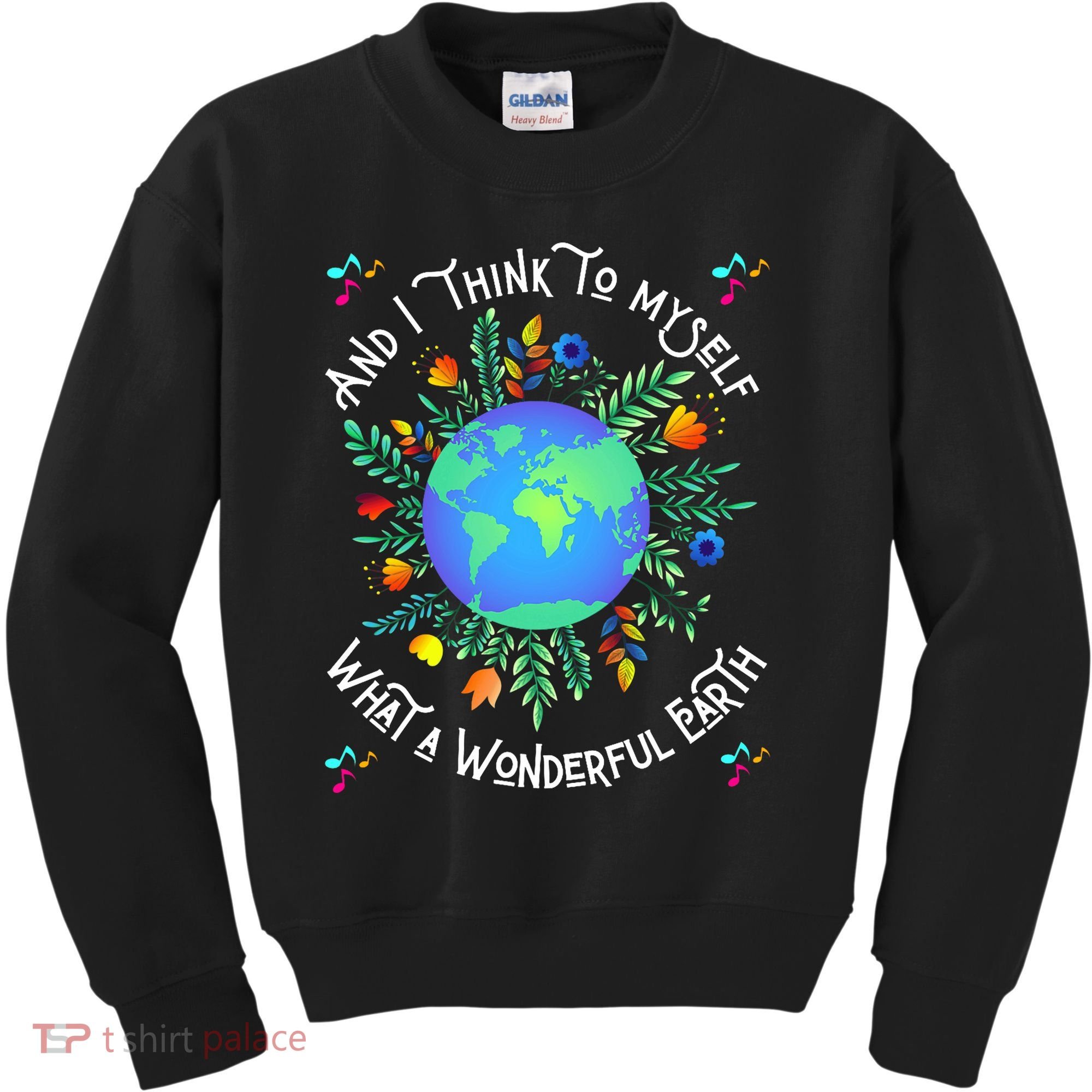 Wonderful Earth Cute Groovy Earth Day Retro Tie Dye Earth Kids Sweatshirt