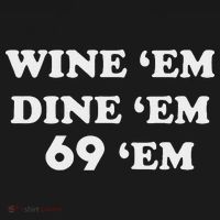 Wine 'em Dine 'em 69 'em Tote Bag thumb 4