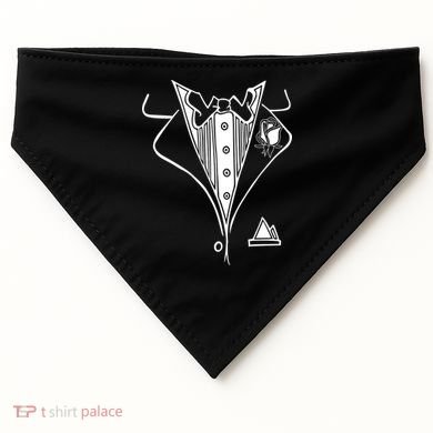 Wedding Prom Rose Tux Tuxedo USA-Made Doggie Bandana