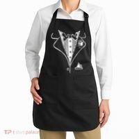 Wedding Prom Rose Tux Tuxedo Apron thumb 2