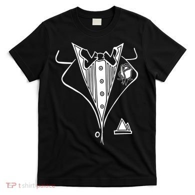 Wedding Prom Rose Tux Tuxedo T-Shirt