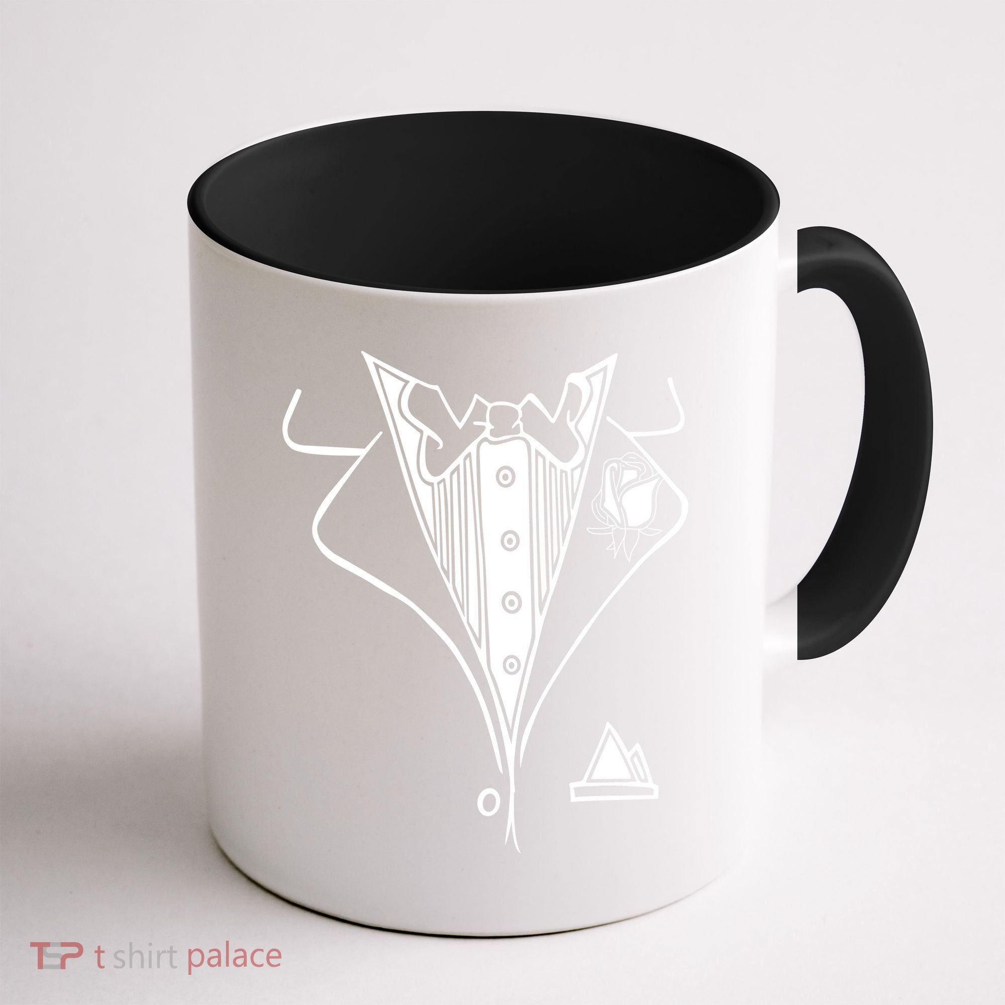 Wedding Prom Rose Tux Tuxedo Coffee Mug