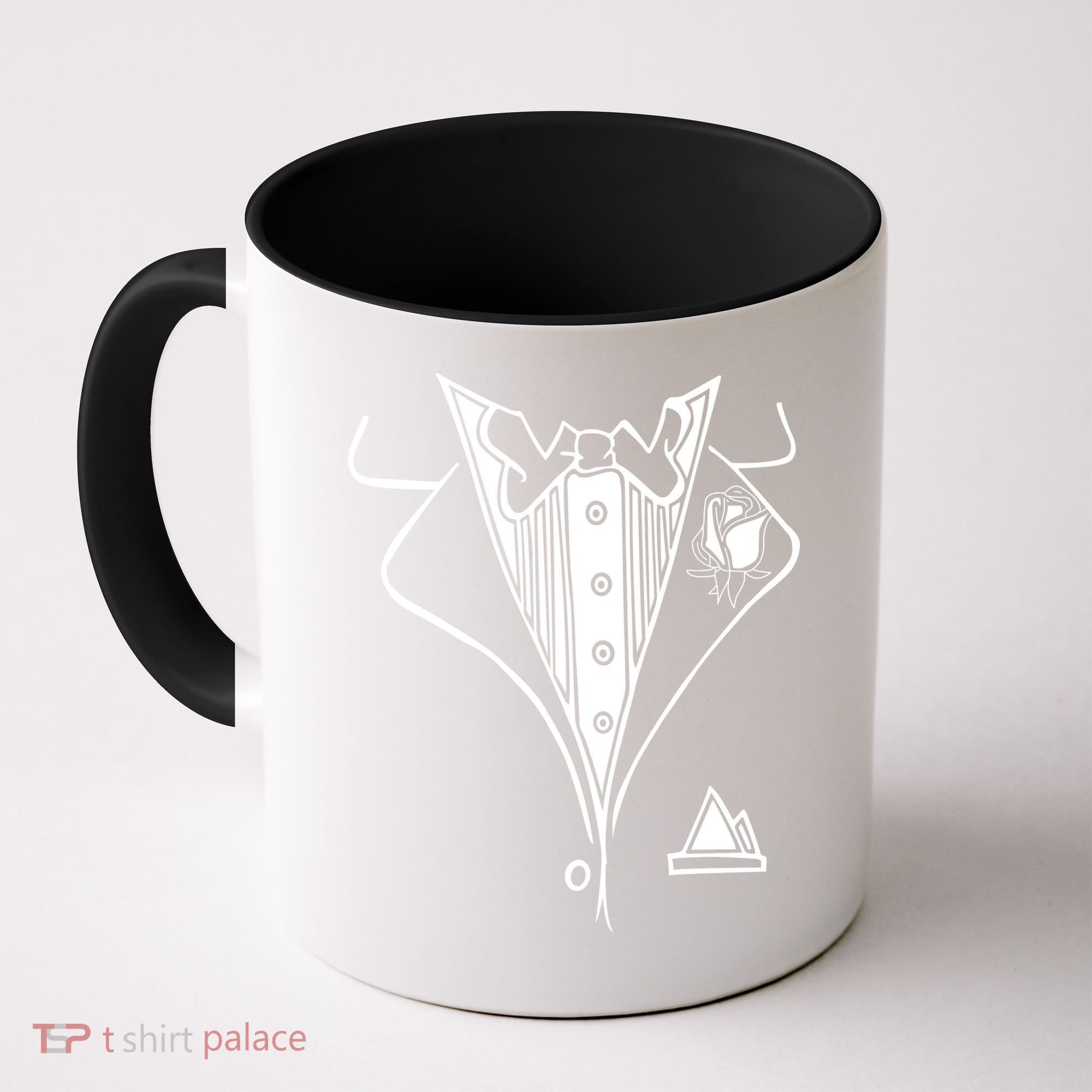 Wedding Prom Rose Tux Tuxedo Coffee Mug
