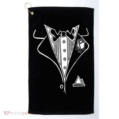 Wedding Prom Rose Tux Tuxedo Golf Towel