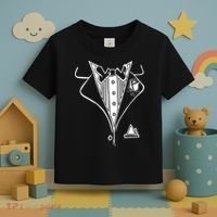 Wedding Prom Rose Tux Tuxedo Toddler T-Shirt thumb 3
