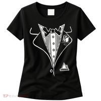 Wedding Prom Rose Tux Tuxedo Women's T-Shirt thumb 0
