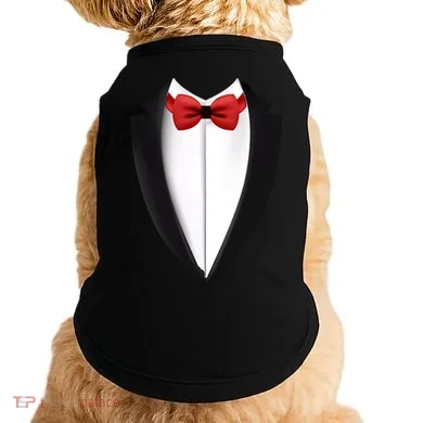 Wedding Tuxedo Doggie Tank