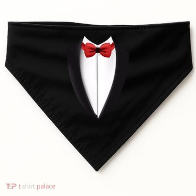 Wedding Tuxedo USA-Made Doggie Bandana